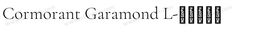 Cormorant Garamond L字体转换